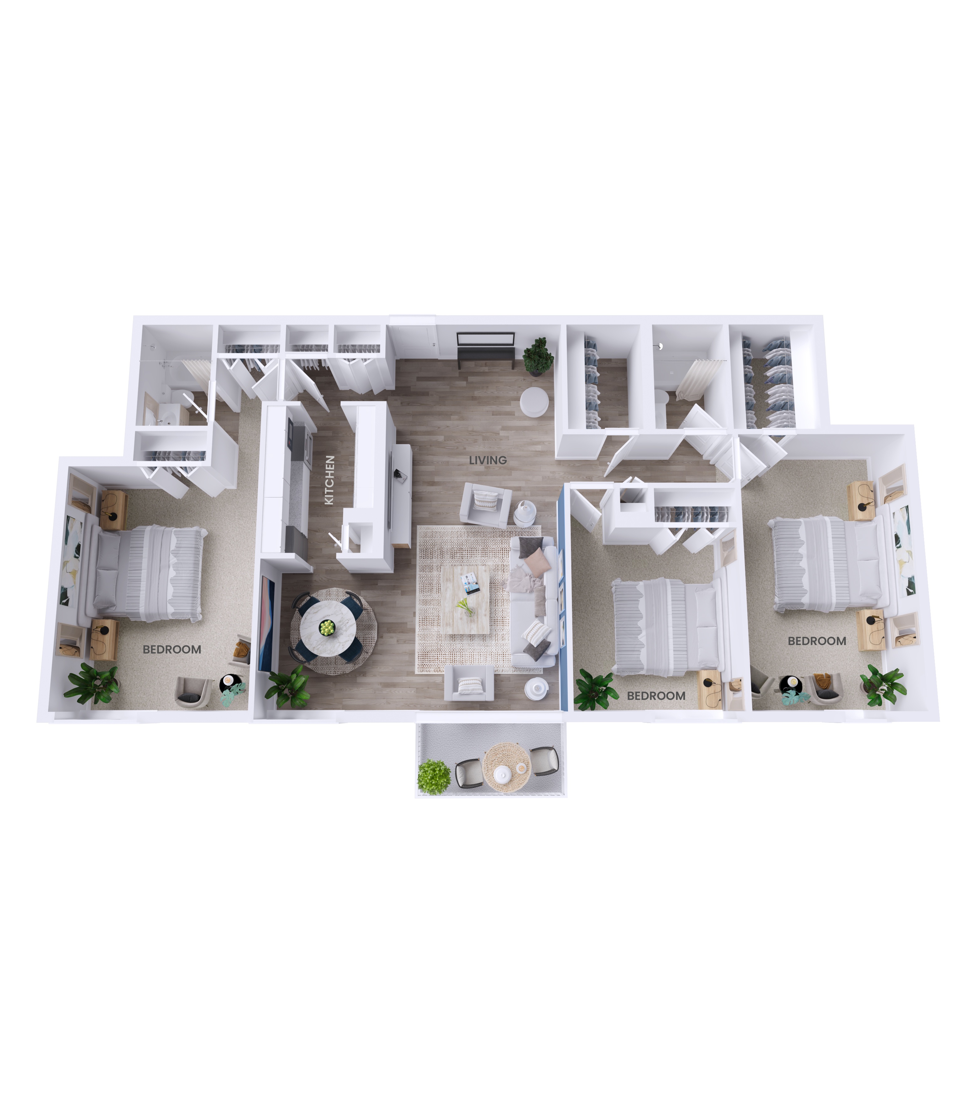C1 Floor Plan at Avondale Overlook, Hyattsville, MD