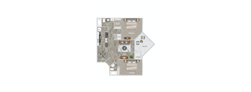 B1 Floor Plan at Palmetto Grove, South Carolina