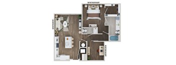 B1BM Floor Plan at The Sully, Chantilly