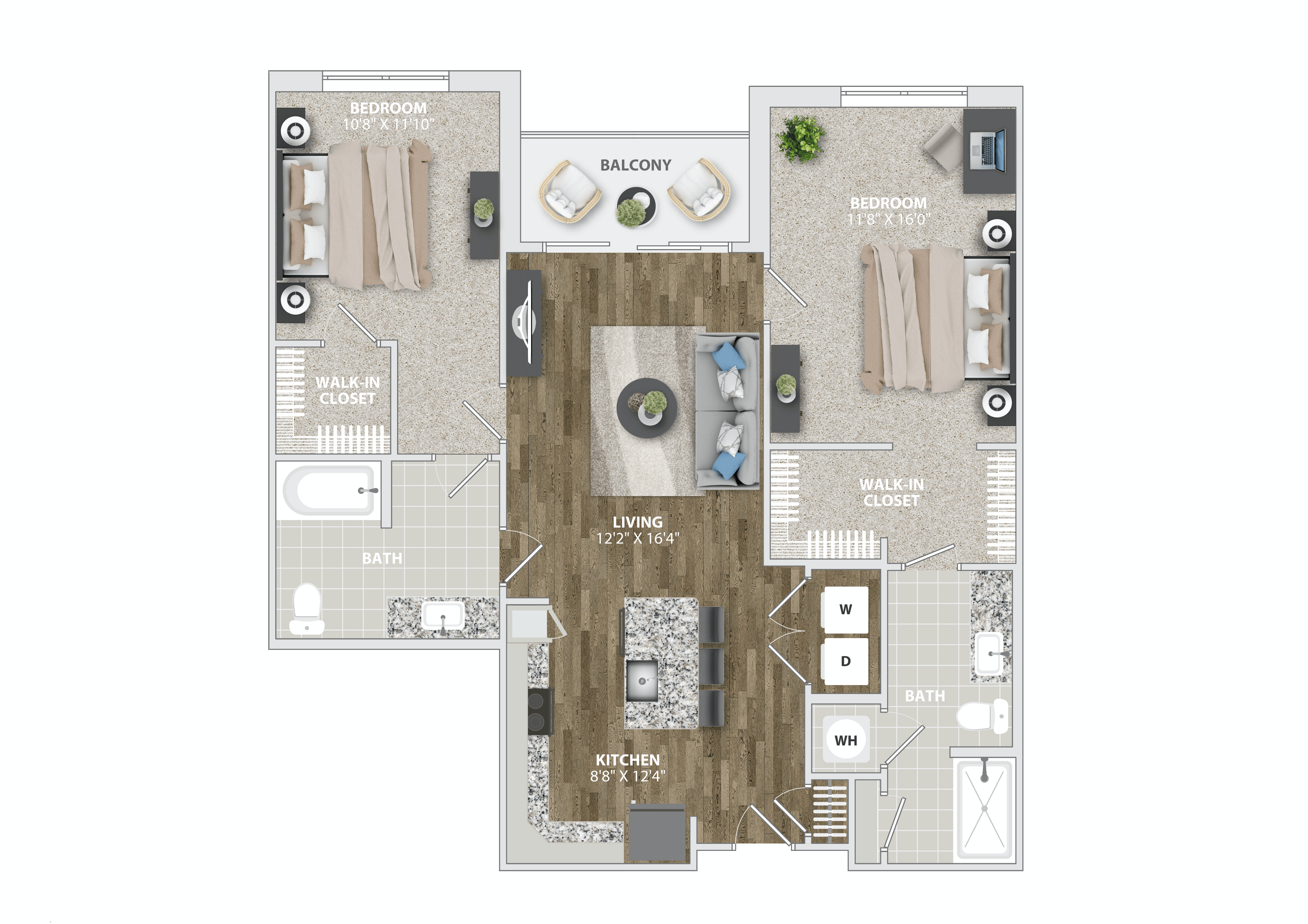 2 Bedroom apartment  at Woodmore Grand, Bowie, 20721