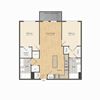 East- B3B Two Bed 985 Sqft Floor Plan East- B3B Two Bed 985 Sqft Floor Plan at Union Heights, Washington, DC, 20002
