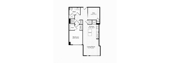 bedroom floor plan | luxury apartments in towson md | the southerly at The Boro, Tysons, VA 22102