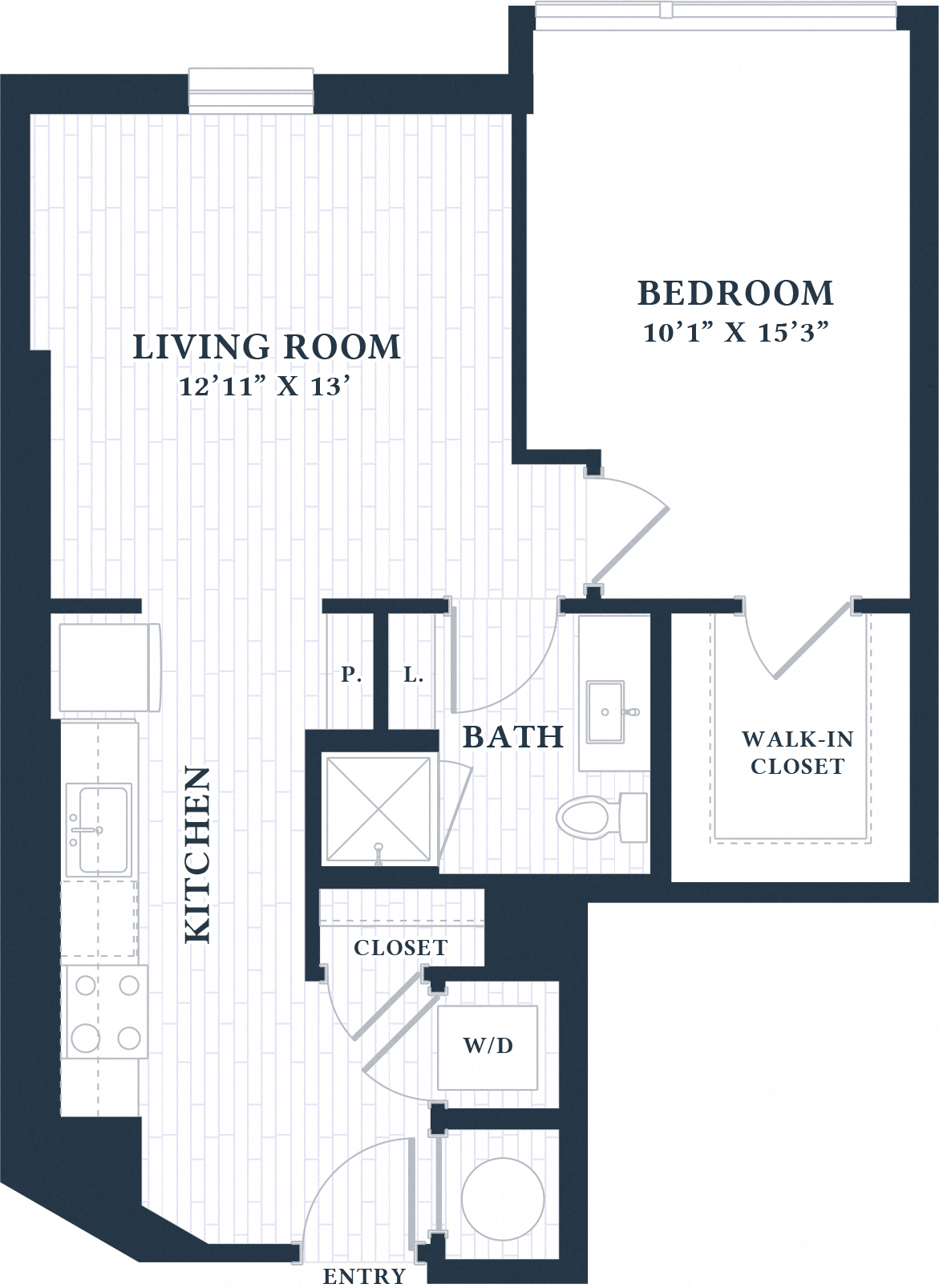 A7A Floor Plan  at Brentford at The Mile, Tysons, VA