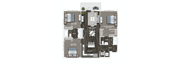 C1B Floor Plan at La Unión, Florida, 33605