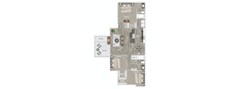 C2 Floor Plan at Palmetto Grove, Charleston, SC