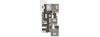 C4B Floor Plan at La Unión, Tampa, 33605