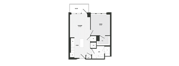 A05 Floor Plan at Coda at Bryant Street, Washington, DC 20002