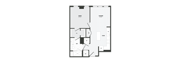 A08A Floor Plan at Coda at Bryant Street, Washington, 20002