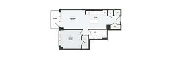A09 Floor Plan at Coda at Bryant Street, Washington District of Columbia