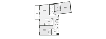 C02 Floor Plan at Coda at Bryant Street, District of Columbia, 20002