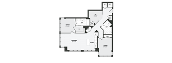 D01 Type A Floor Plan at Coda at Bryant Street, Washington District of Columbia