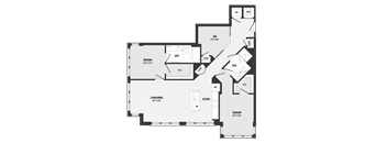 D01 Floor Plan at Coda at Bryant Street, Washington, 20002