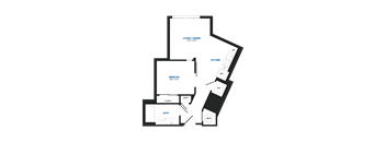 A01 Floor Plan at The Chase at Bryant Street, Washington District of Columbia