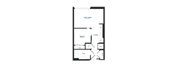 A02 Floor Plan at The Chase at Bryant Street, Washington