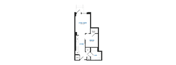 A03P Floor Plan at The Chase at Bryant Street, Washington, DC