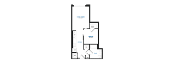 A03 Floor Plan at The Chase at Bryant Street, Washington, 20002