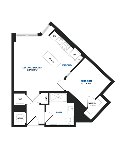 A04P Floor Plan at The Chase at Bryant Street, Washington District of Columbia