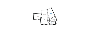 A06 Floor Plan at The Chase at Bryant Street, Washington District of Columbia