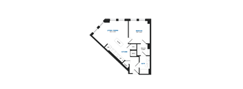 A08P Floor Plan at The Chase at Bryant Street, Washington District of Columbia