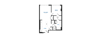 A09AP Floor Plan at The Chase at Bryant Street, Washington, DC 20002