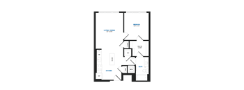 A09C Floor Plan at The Chase at Bryant Street, Washington, 20002