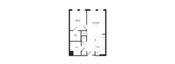 A09 Floor Plan at The Chase at Bryant Street, Washington, DC