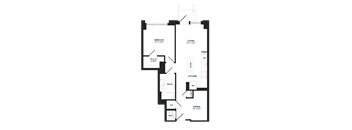 A14P Floor Plan at The Chase at Bryant Street, Washington, DC