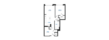 A14 Floor Plan at The Chase at Bryant Street, Washington, 20002