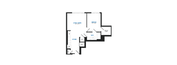 A18 Floor Plan at The Chase at Bryant Street, Washington, DC