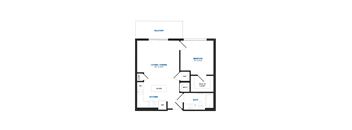 A22 Floor Plan at The Chase at Bryant Street, Washington, DC
