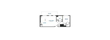 A23PH Floor Plan at The Chase at Bryant Street, Washington, DC 20002