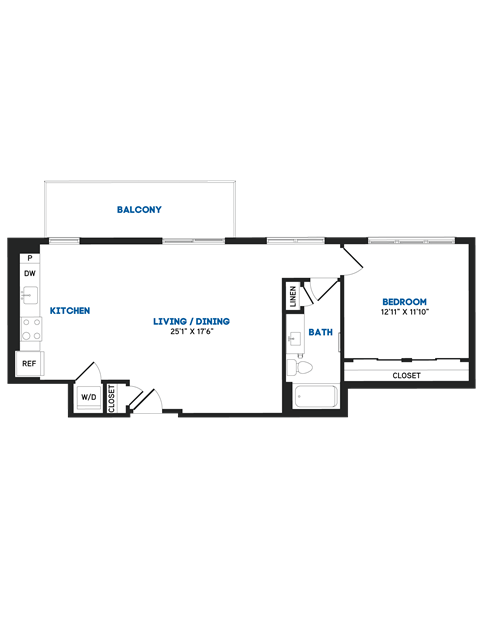 A26 Floor Plan at The Chase at Bryant Street, District of Columbia