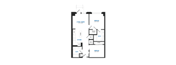 B03P Floor Plan at The Chase at Bryant Street, Washington