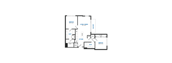 C01 Floor Plan at The Chase at Bryant Street, District of Columbia