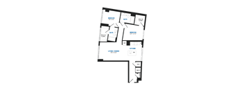 C03P Floor Plan at The Chase at Bryant Street, Washington, DC