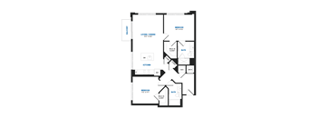 C07 Floor Plan at The Chase at Bryant Street, Washington, 20002