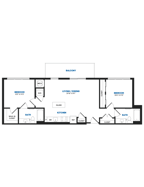 C11A PH Floor Plan at The Chase at Bryant Street, District of Columbia, 20002