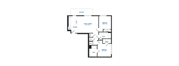 C15 PH Floor Plan at The Chase at Bryant Street, Washington District of Columbia