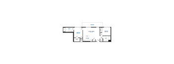C17PH Floor Plan at The Chase at Bryant Street, Washington