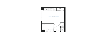 S03P Floor Plan at The Chase at Bryant Street, Washington, DC