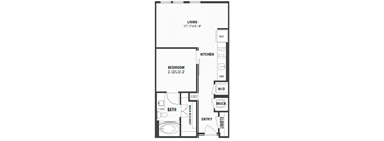 A1 Floor Plan at The William, Chantilly