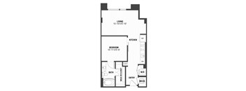 A2P Floor Plan at The William, Virginia
