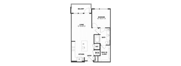 A5 Floor Plan at The William, Chantilly, VA