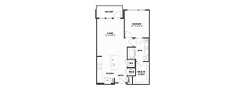 A5 Floor Plan at The William, Chantilly