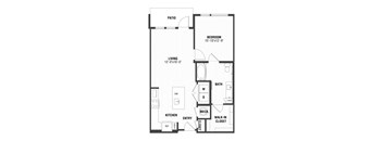 A5 Floor Plan at The William, Chantilly, 20152