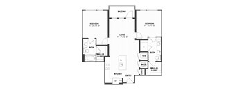 B1 Floor Plan at The William, Chantilly