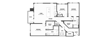 C1 Floor Plan at The William, Chantilly, VA