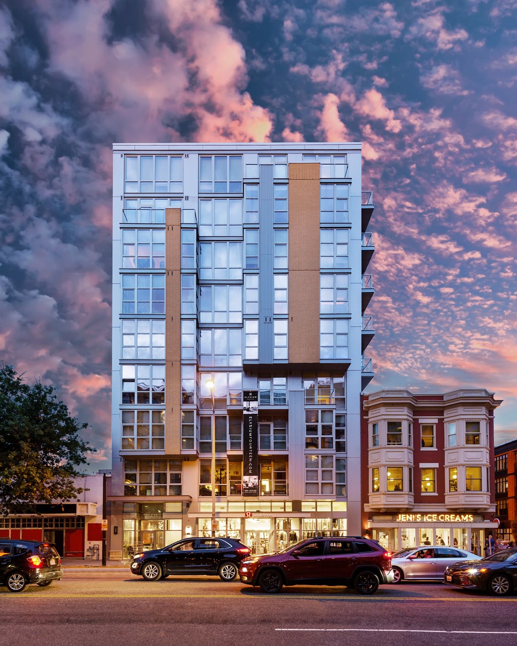 Building Exterior View at Elysium Fourteen, Washington, DC 20009