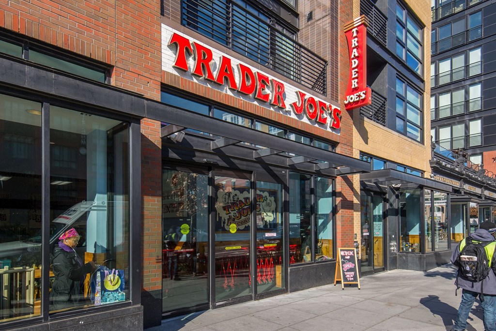 A Trader Joe's storefront at Elysium Fourteen, District of Columbia
