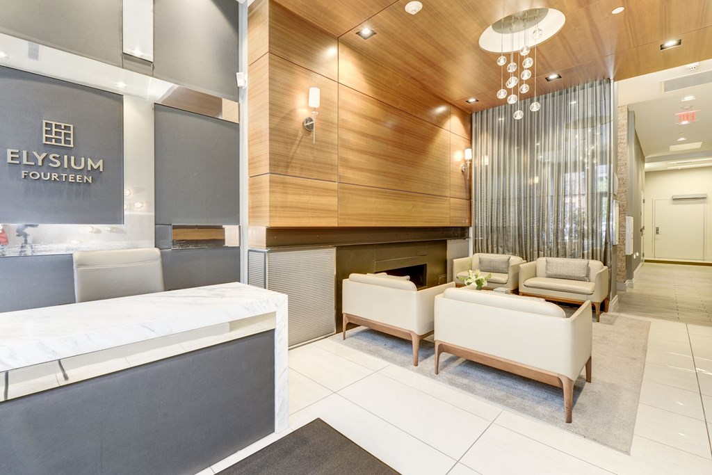 Reception Area at Elysium Fourteen, District of Columbia, 20009